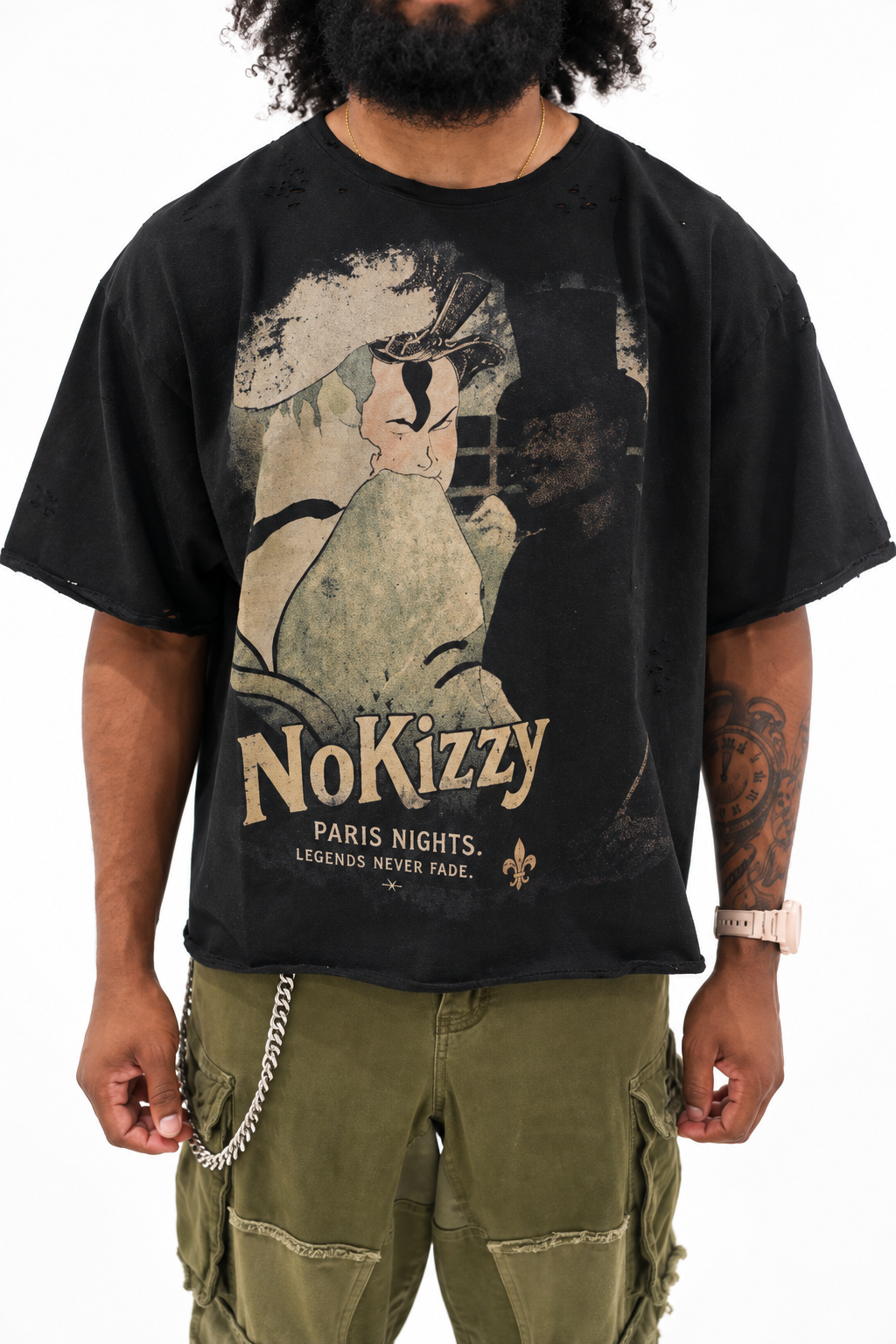 PARIS NIGHTS TEE - BLACK