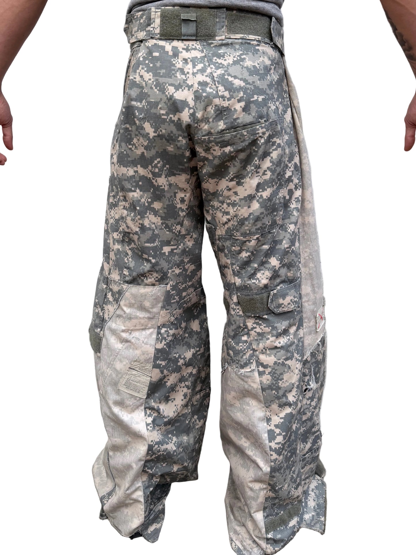 Oversized Pixel Camo Pants