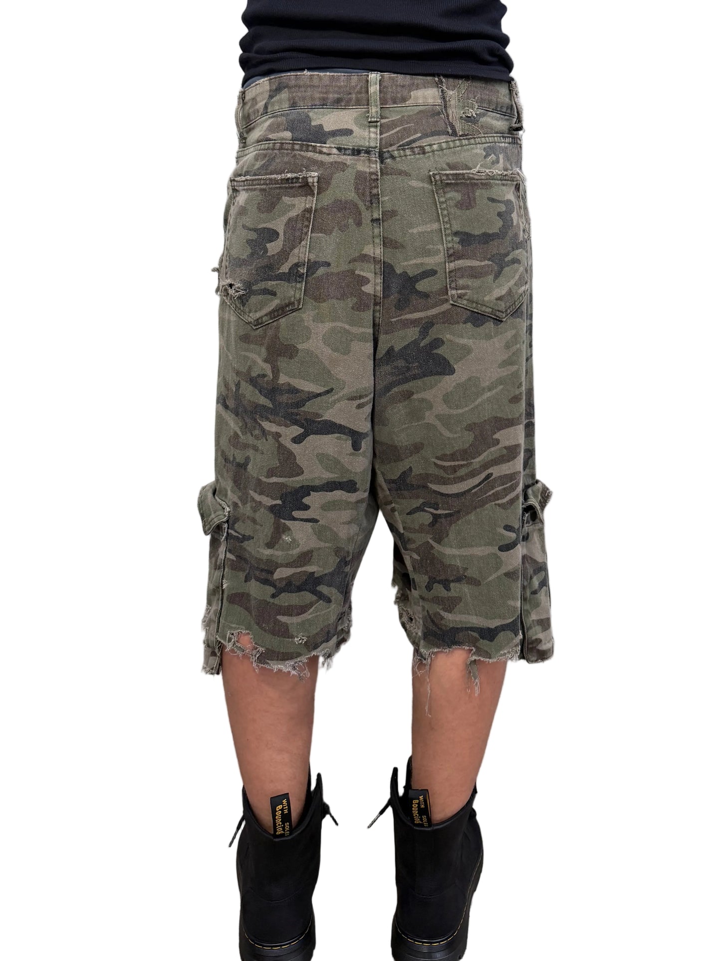 Extended Camo Jorts