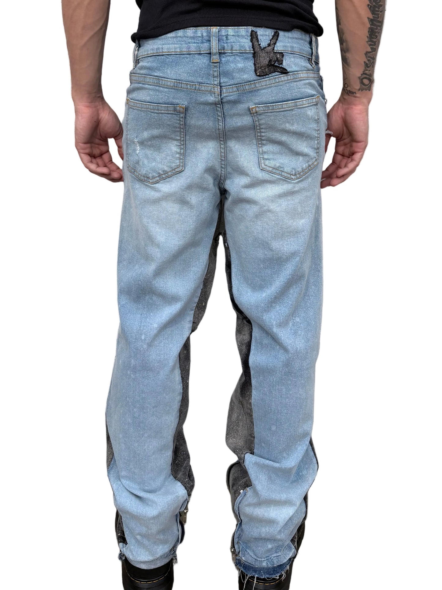 Split Acid Flare Denim