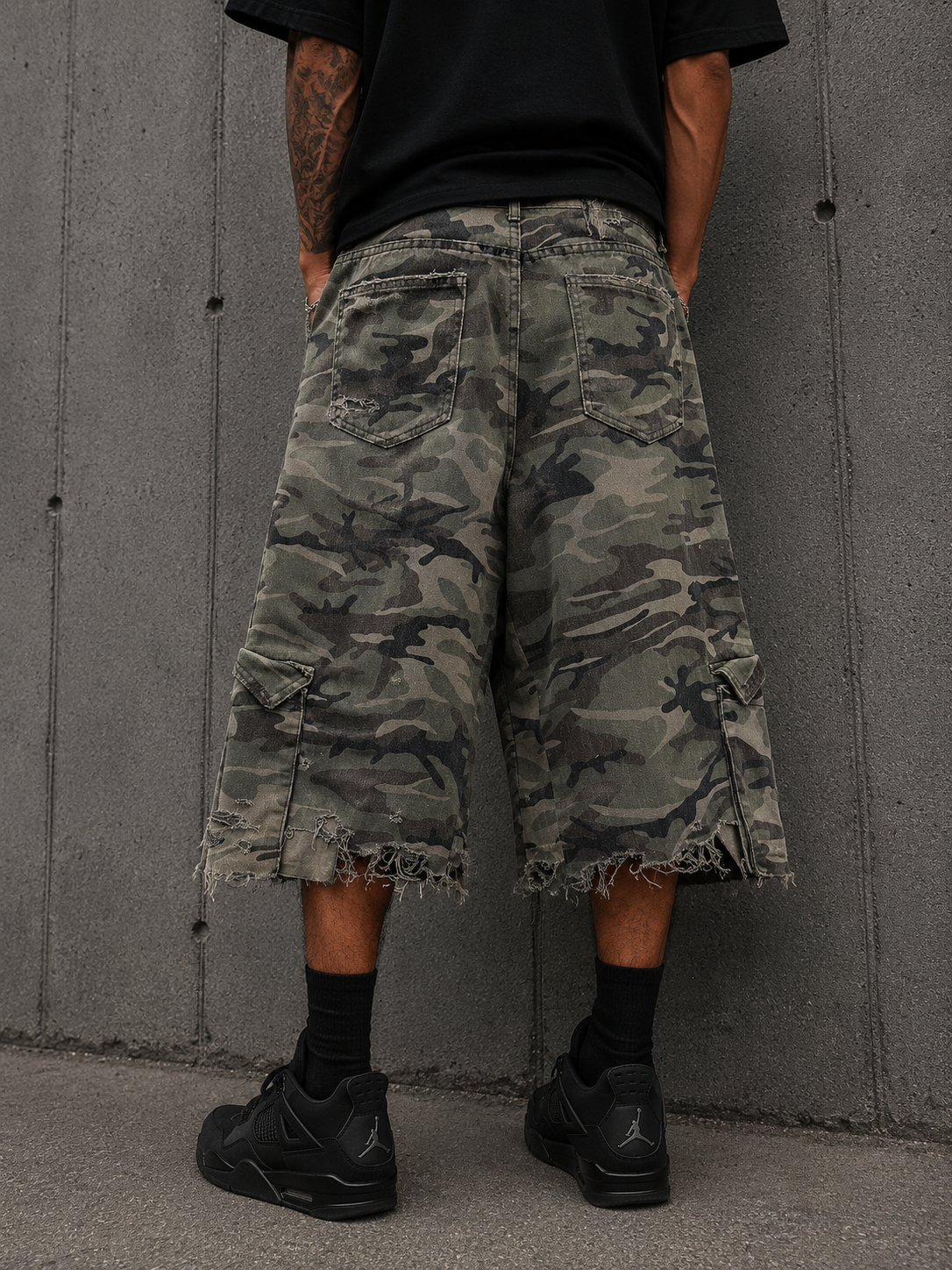 NoKizzy "Extended Camo" Jorts