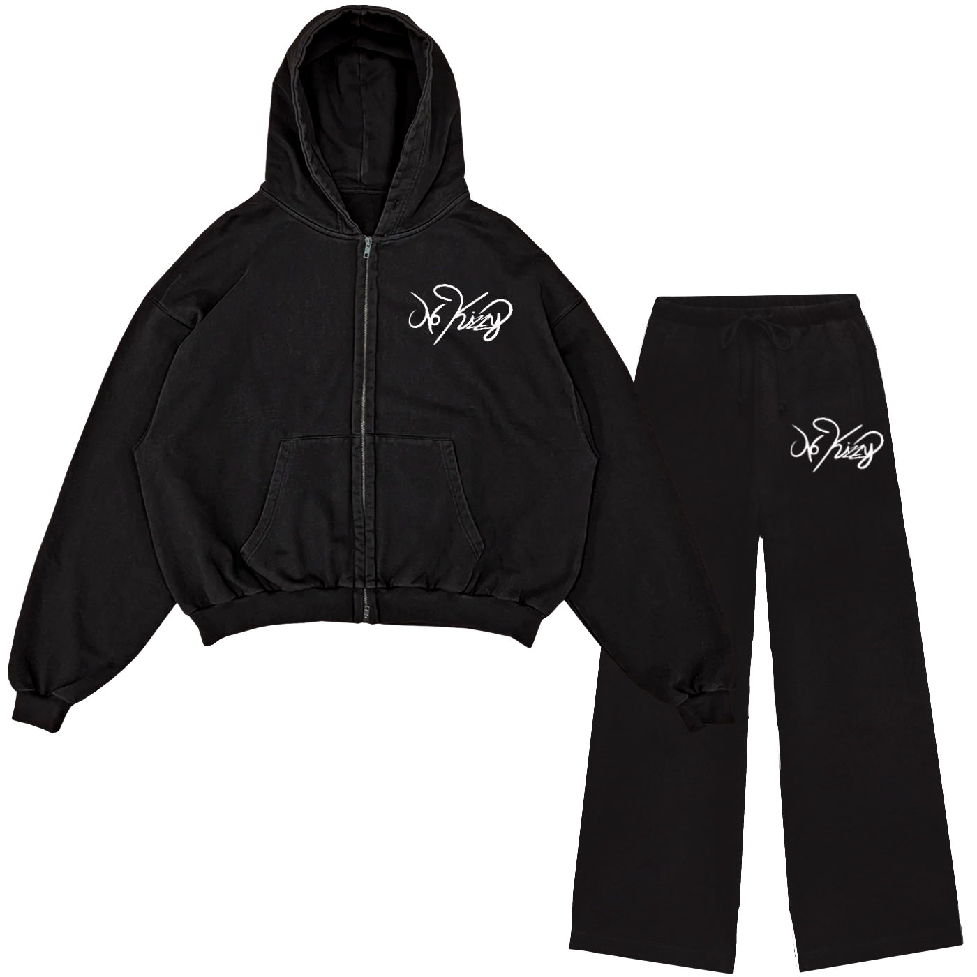 NoKizzy Distressed Sweatsuit