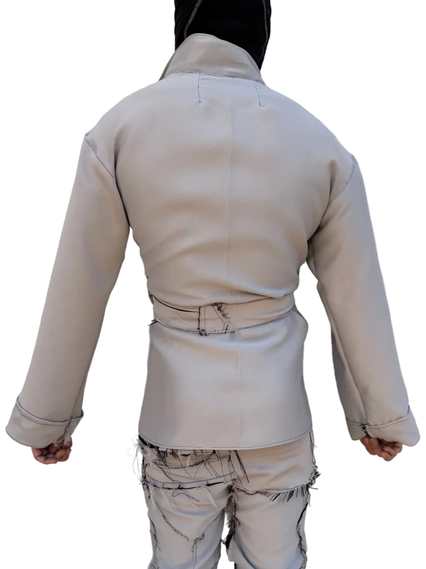 Silk Trench Overcoat