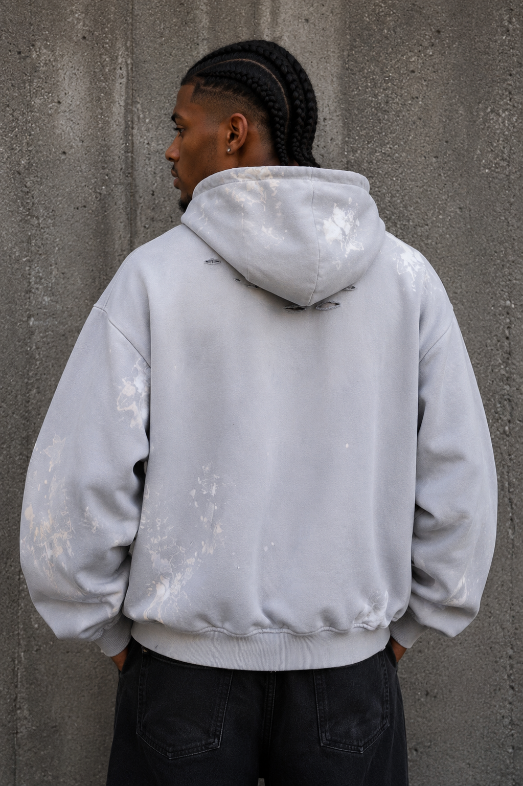 NoKizzy “Ash Flower” Hoodie