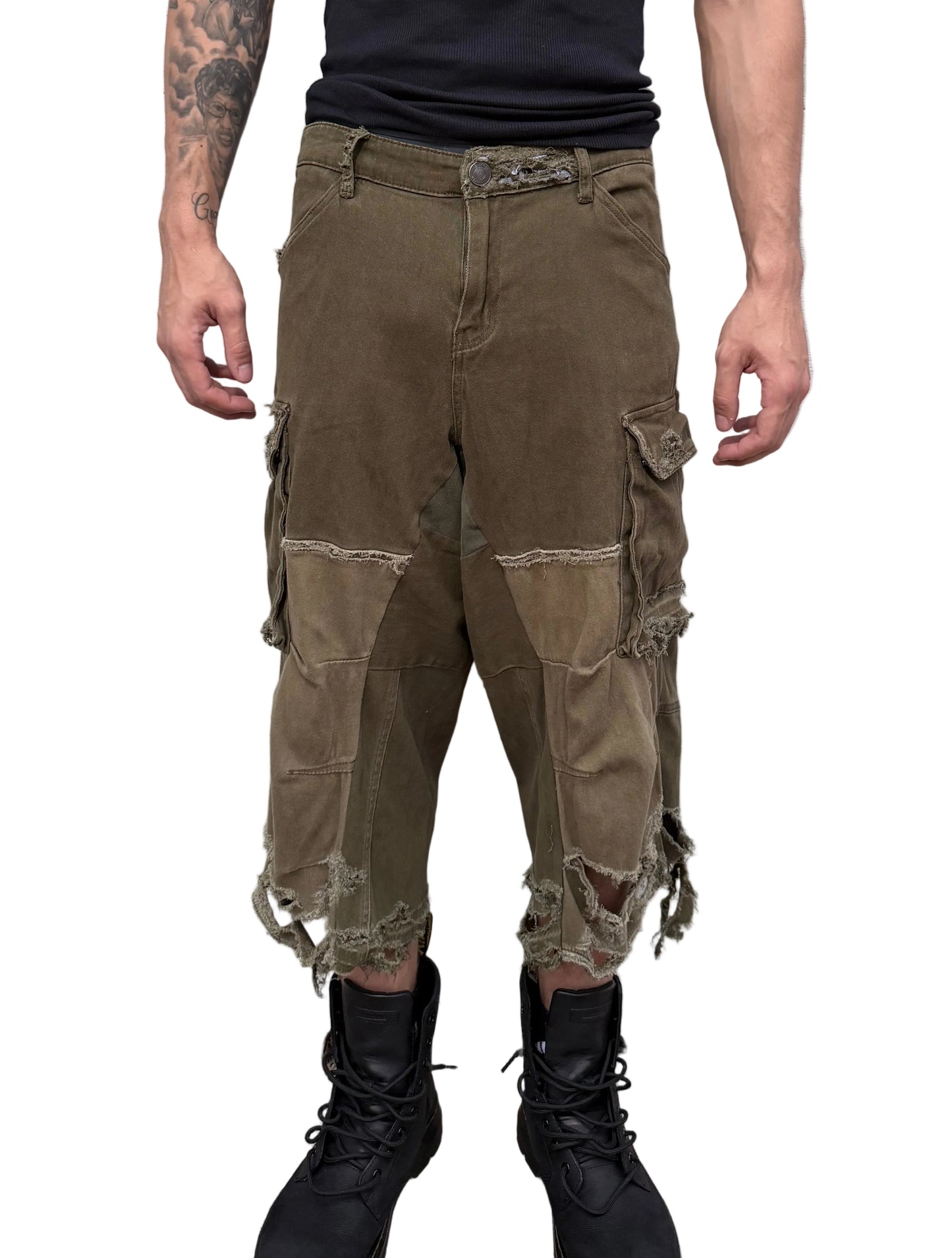 Olive Green Cargos