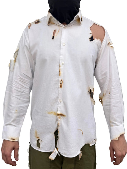 Nokizzy Distressed Dress Shirt