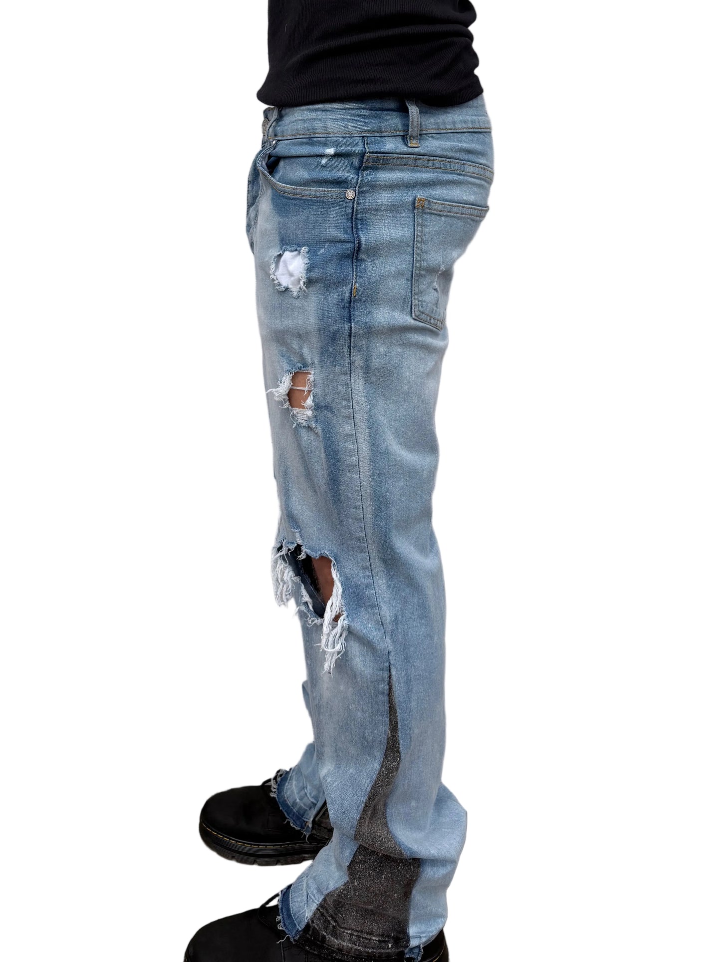 Split Acid Flare Denim