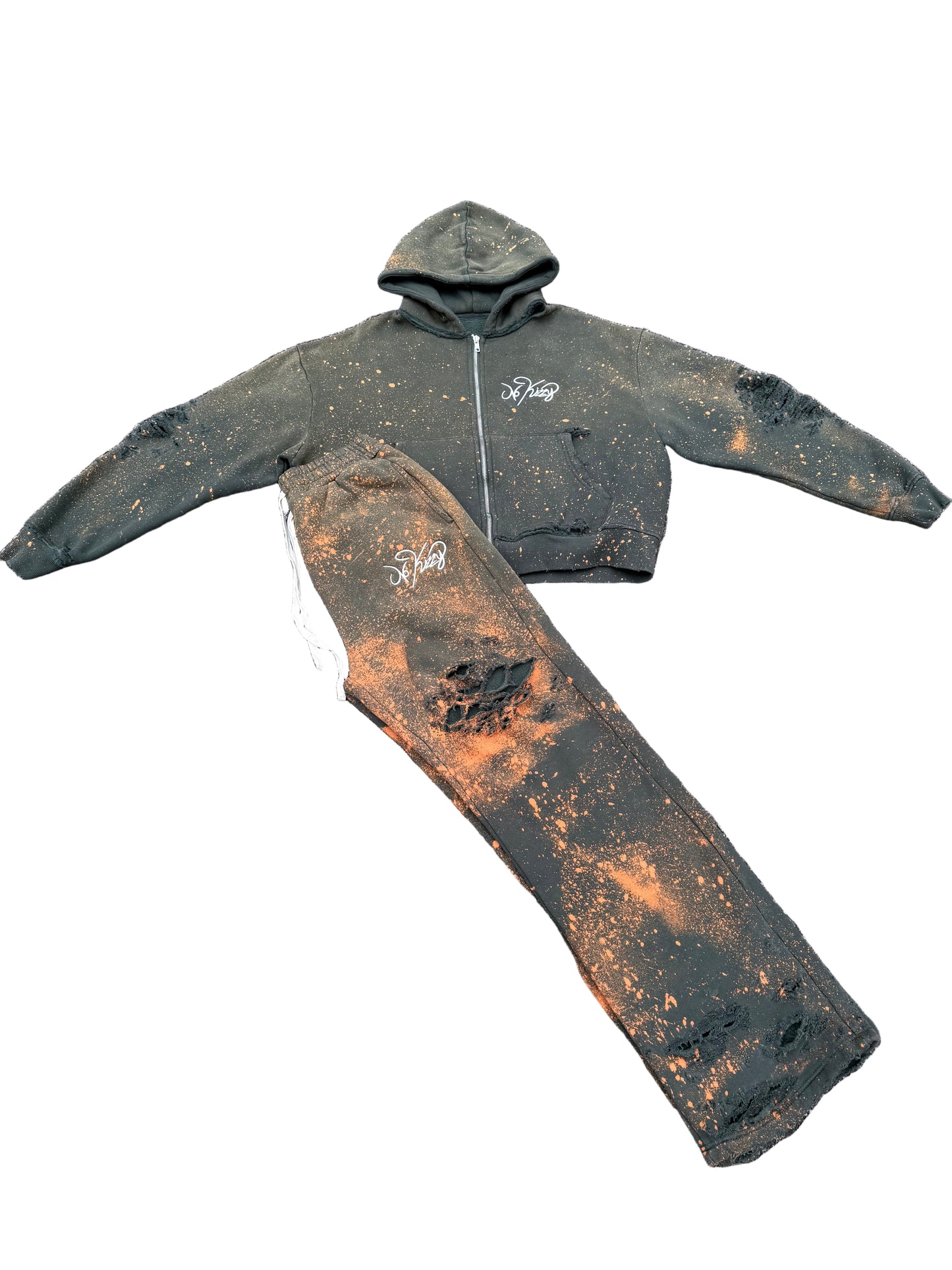 NoKizzy Distressed Sweatsuit 2.0