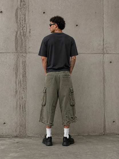 NoKizzy "Olive" Cargo Shorts