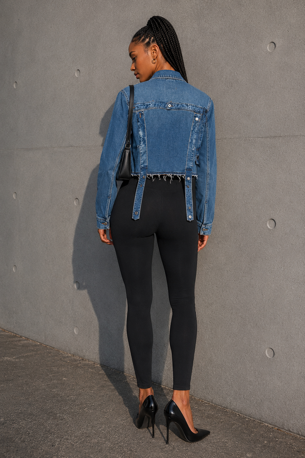 Strap Line Denim Jacket
