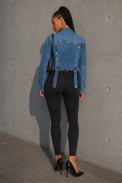 Strap Line Denim Jacket