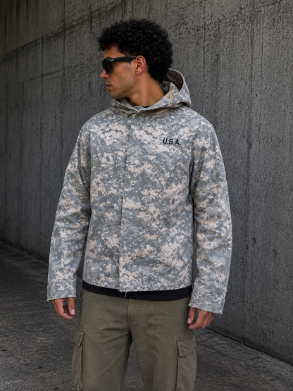 Digital Camo Zip Up