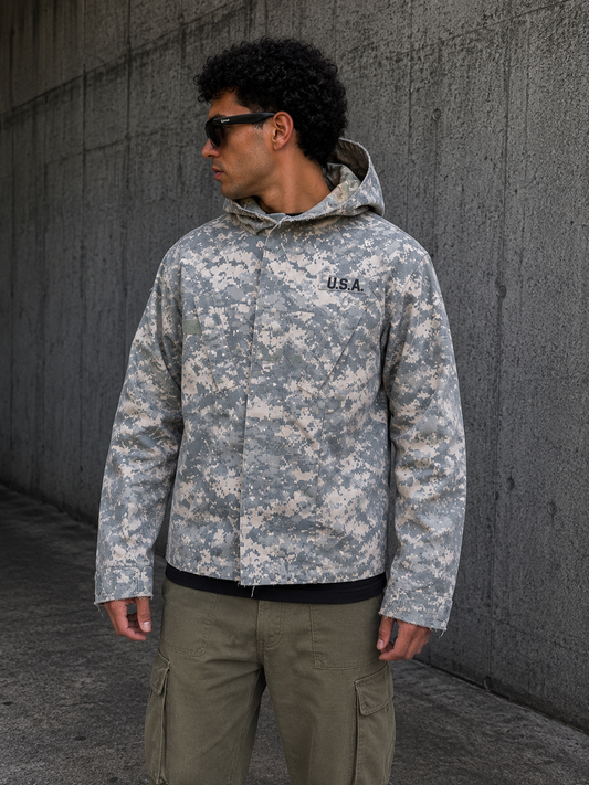 Digital Camo Zip Up