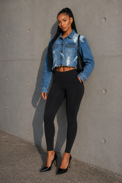 Blue Flame Denim Jacket
