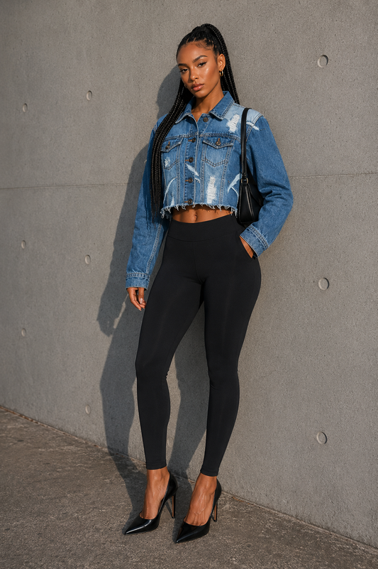 Blue Flame Denim Jacket