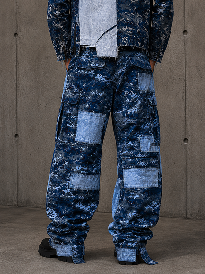 Navy Ops Patchwork Pants