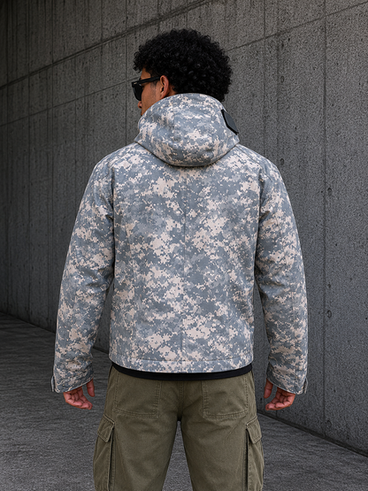 Digital Camo Zip Up