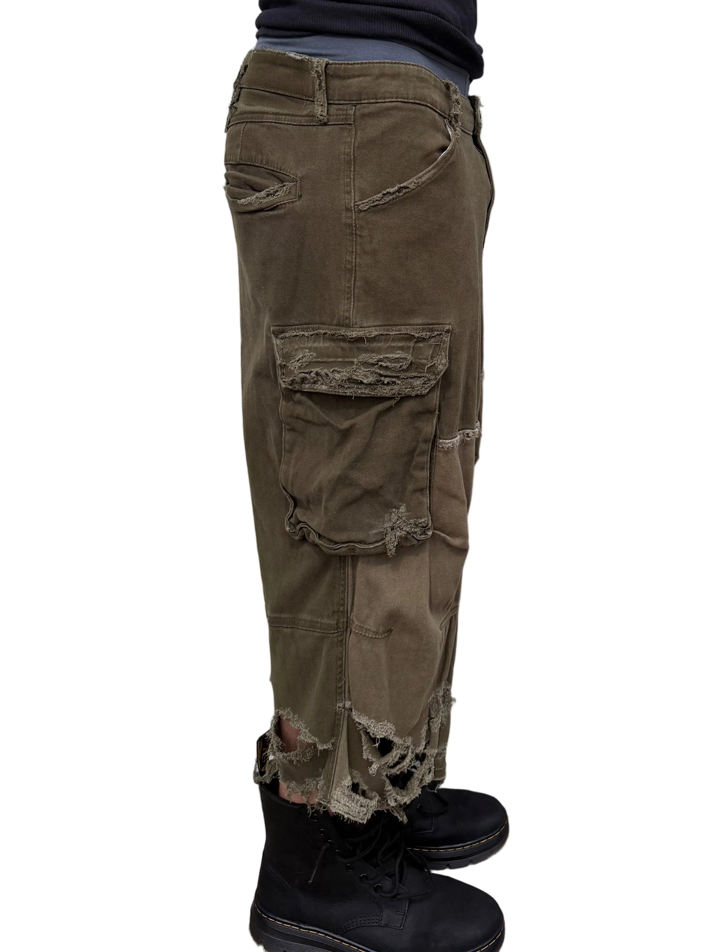 Olive Green Cargos