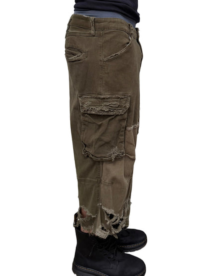 Olive Green Cargos