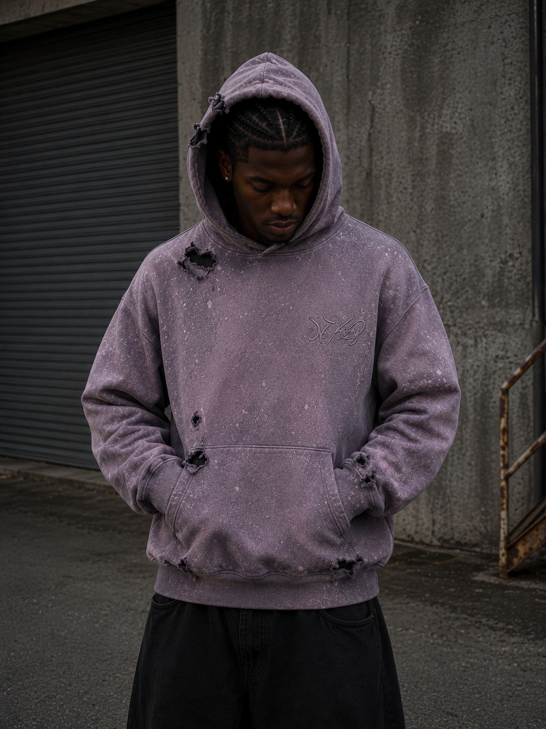 NoKizzy “Grey Matter” Hoodie