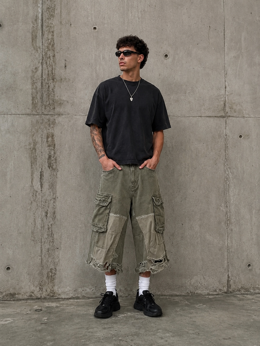 NoKizzy "Olive" Cargo Shorts