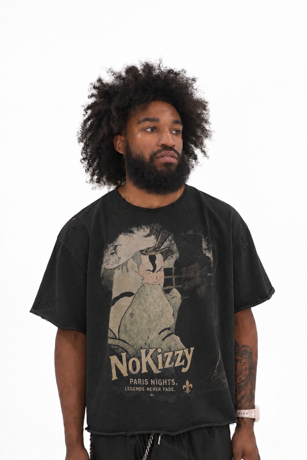 PARIS NIGHTS TEE - BLACK