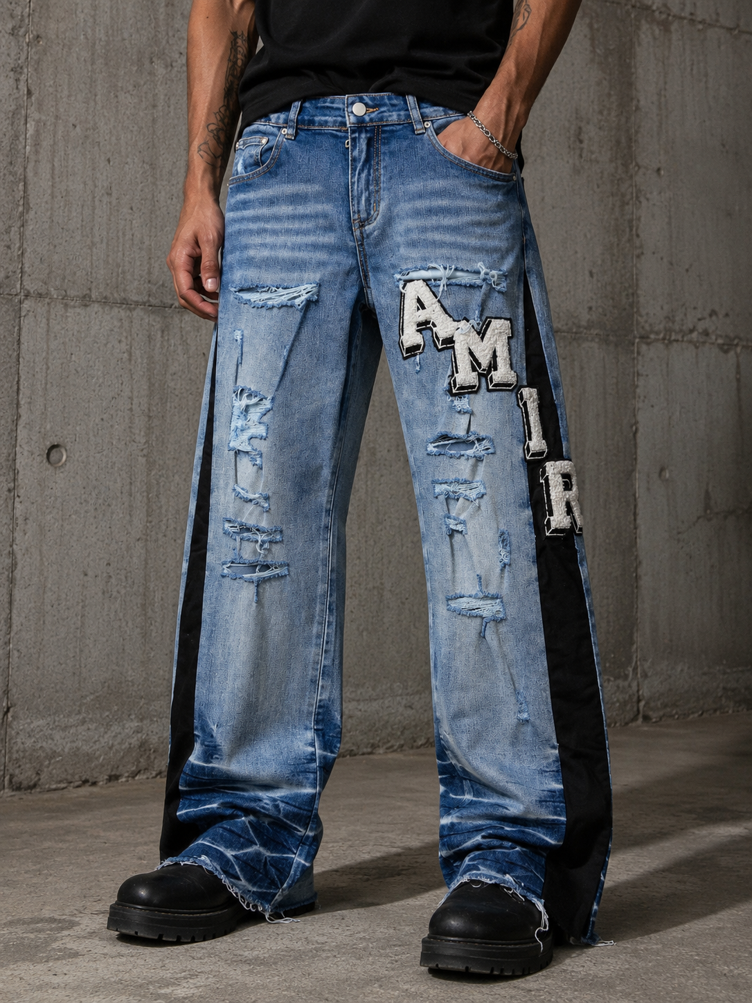 NoKizzy "Flared Amiri" Denim