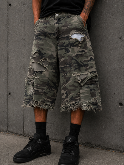 NoKizzy "Extended Camo" Jorts