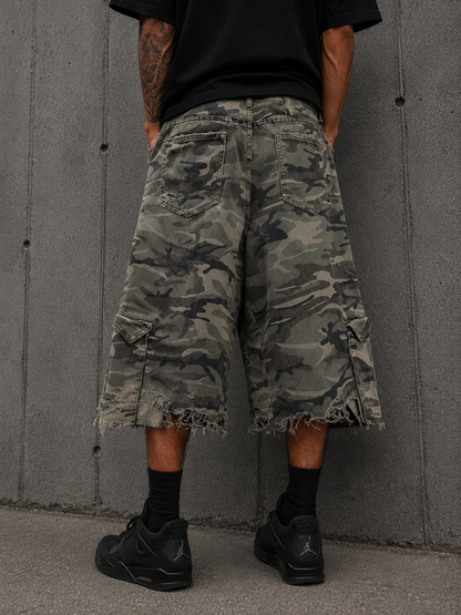 NoKizzy "Extended Camo" Jorts