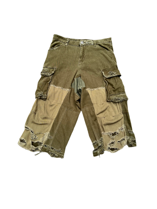Olive Green Cargos