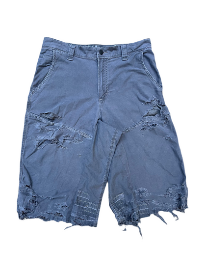 Blue Static Jorts