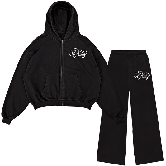 NoKizzy Distressed Sweatsuit