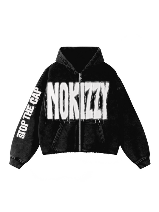 "Stop The Cap" Zip Up Hoodie